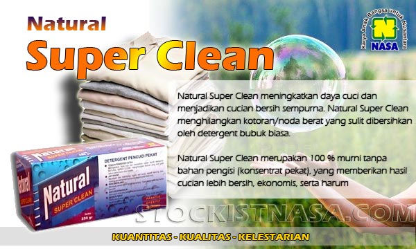 Brosur Natural Super Clean Nasa