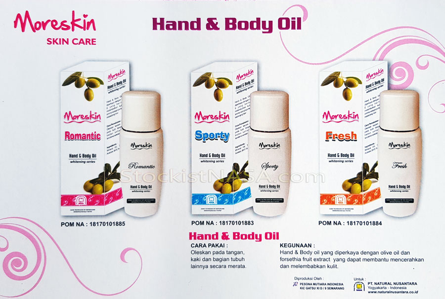 Moreskin Hand & Body Oil Series