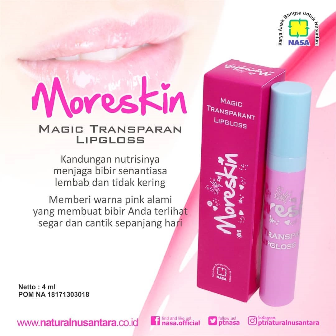 Moreskin Magic Transparent Lips Gloss