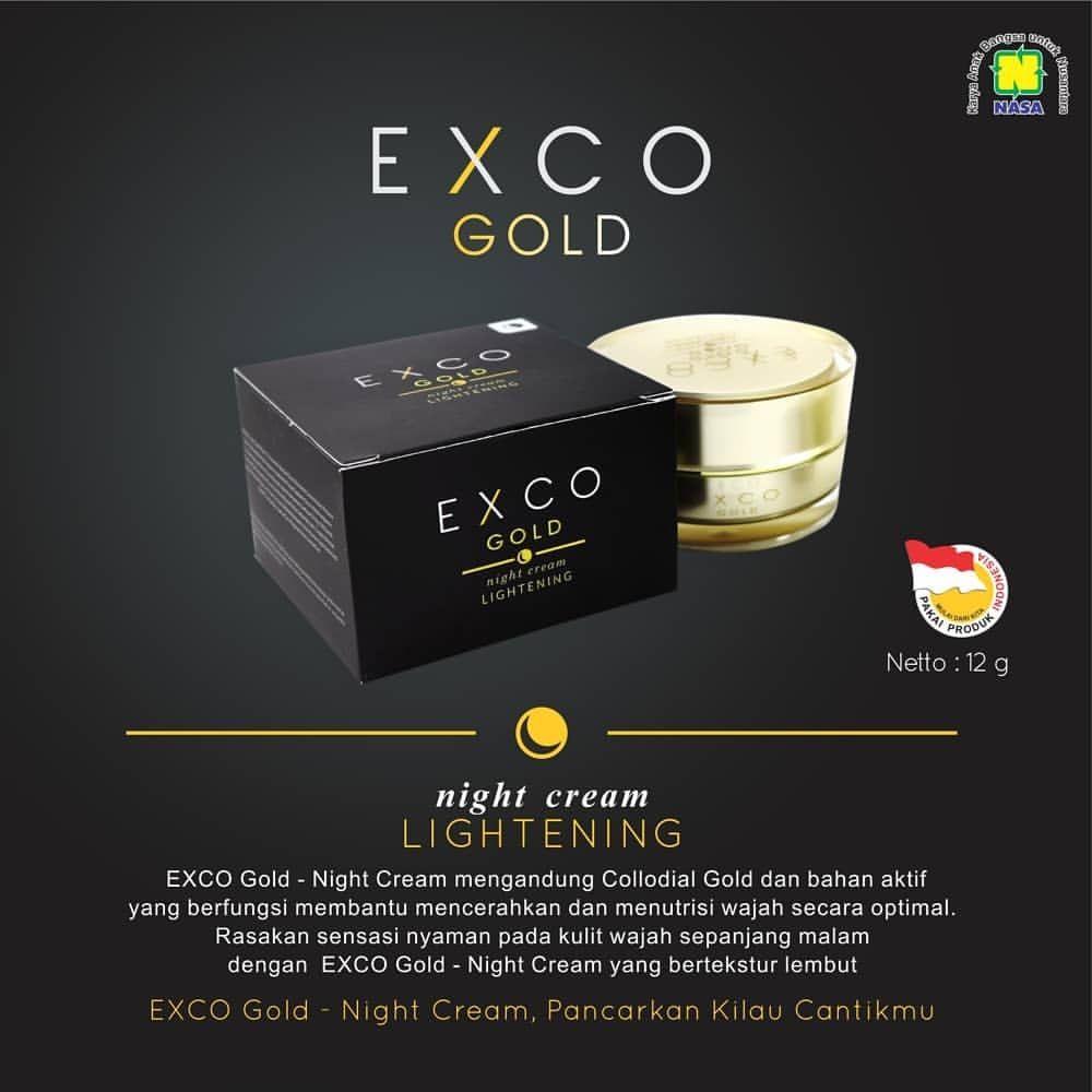 Gambar EXCO Gold Night Cream NASA