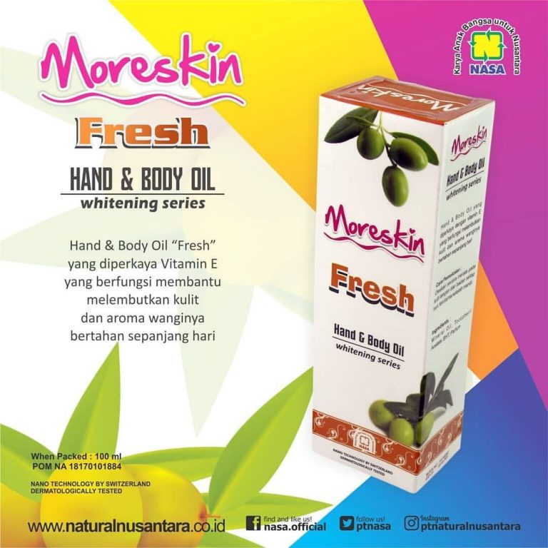 Moreskin Hand Body Oil Fresh