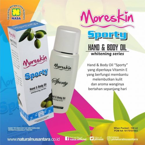 Moreskin Hand Body Oil Sporty