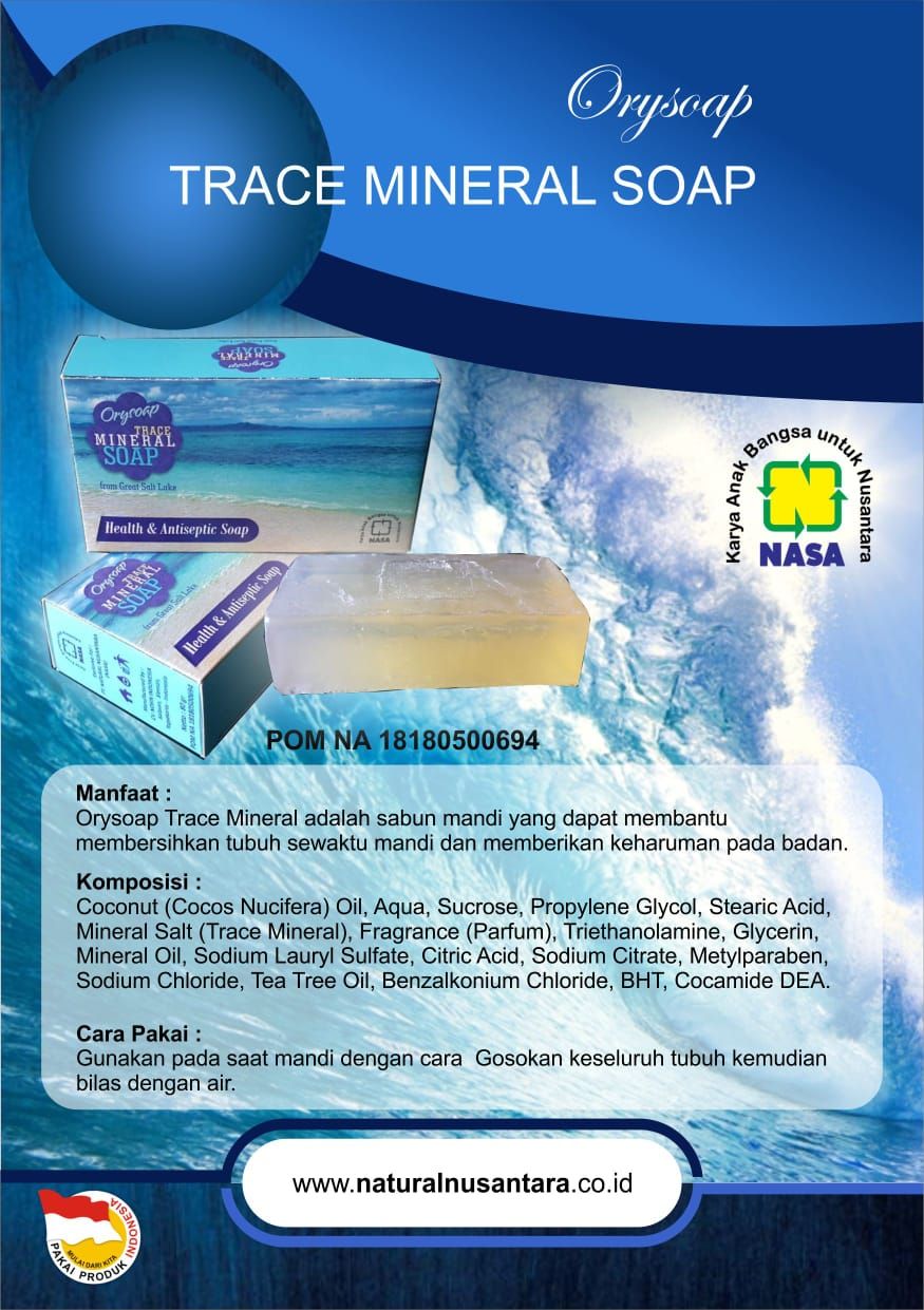 Manfaat Sabun Trace Mineral Soap NASA