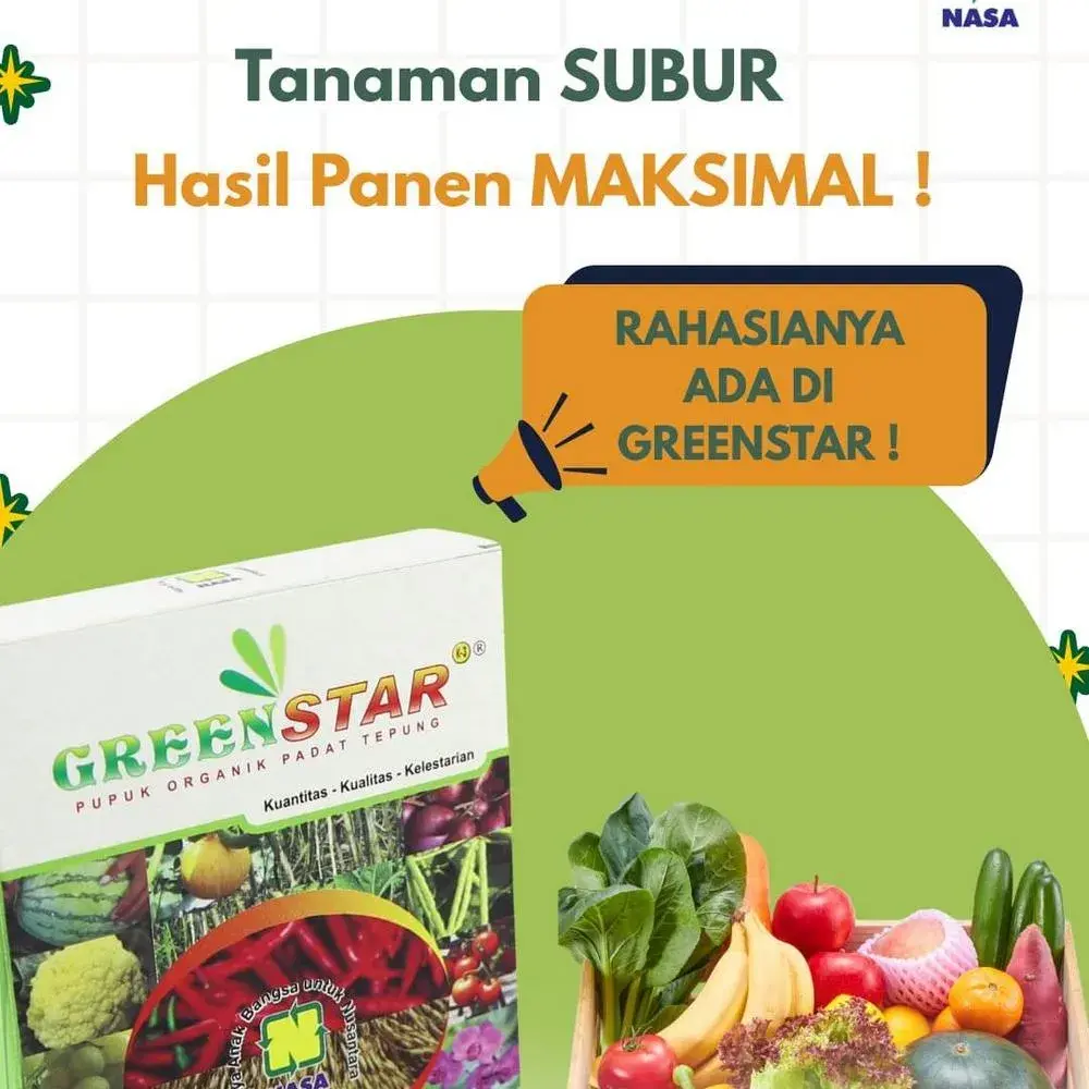 GREENSTAR Pupuk Organik Serbuk