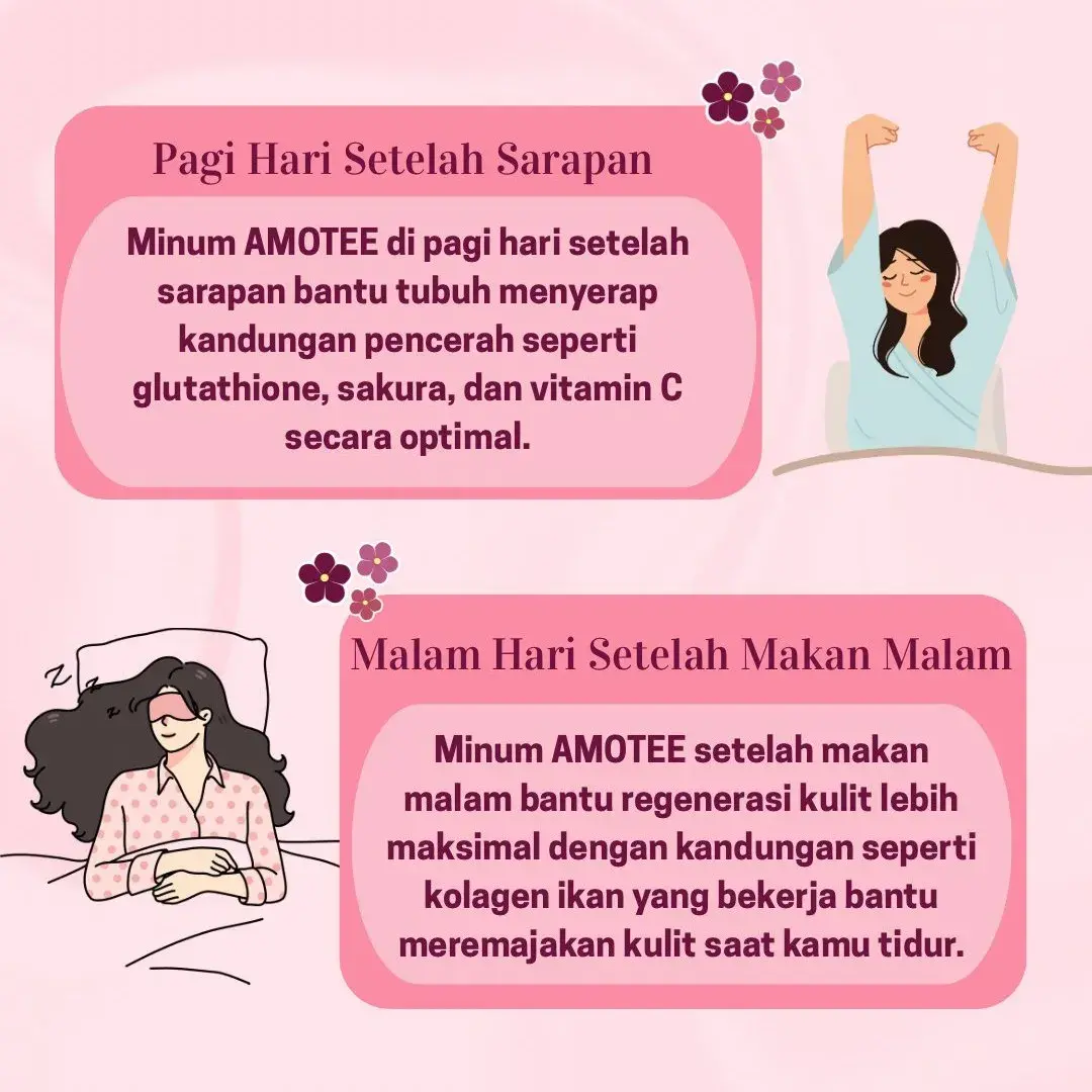 Waktu terbaik minum Amotee