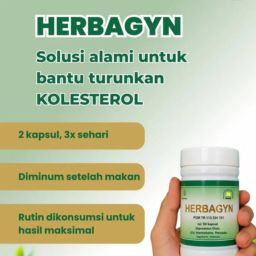 Herbagyn Penurun Kolesterol Alami