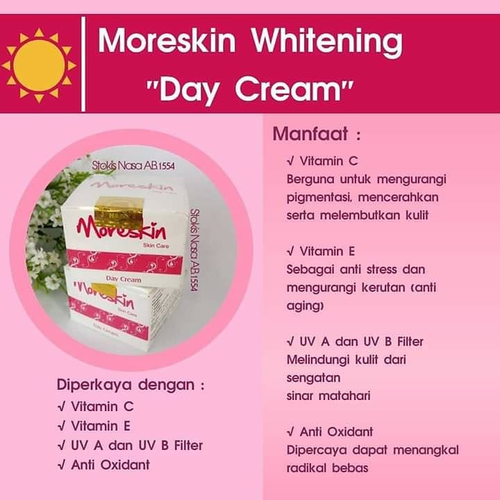 Moreskin Day Cream Resmi - Stockist Nasa