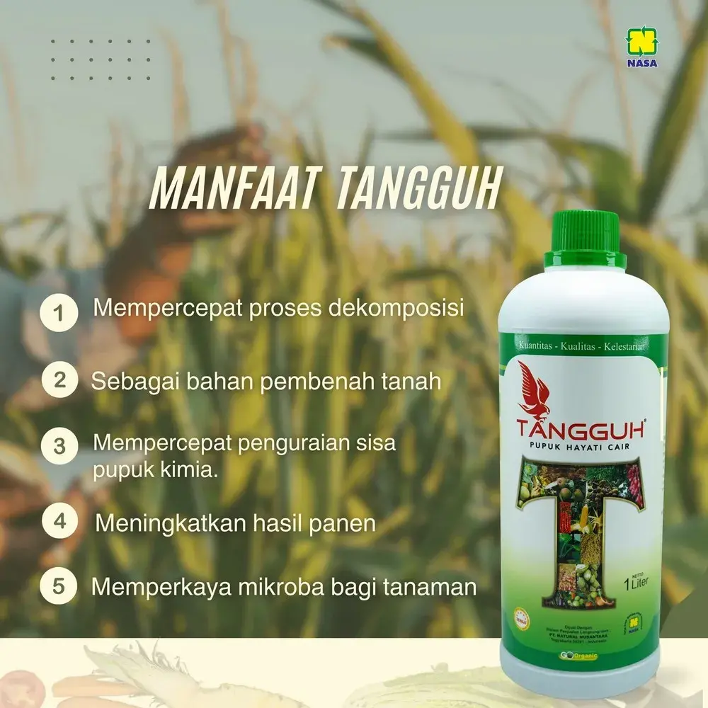 Manfaat TANGGUH Pupuk Hayati Cair