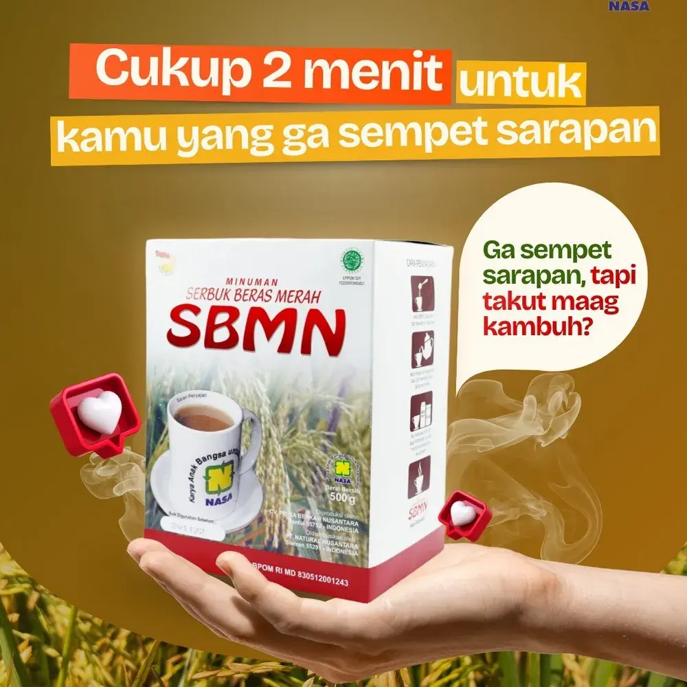 SBMN Serbuk Beras Merah Nasa