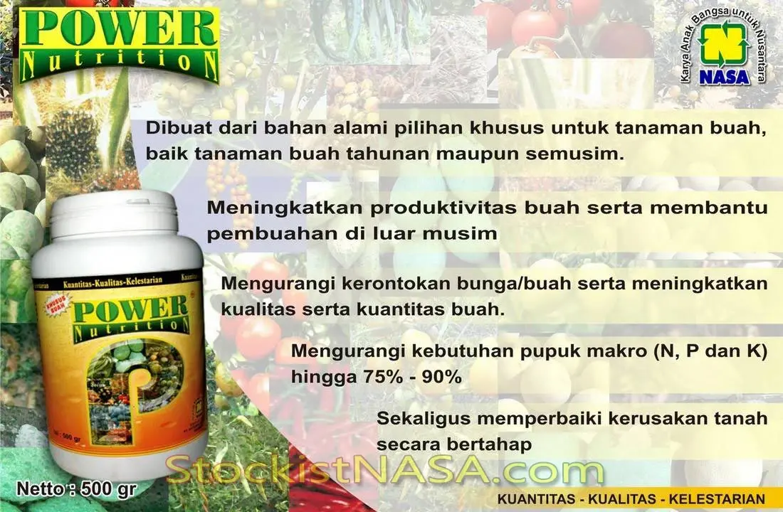 Gambar Power Nutrition Nasa Natural Nusantara