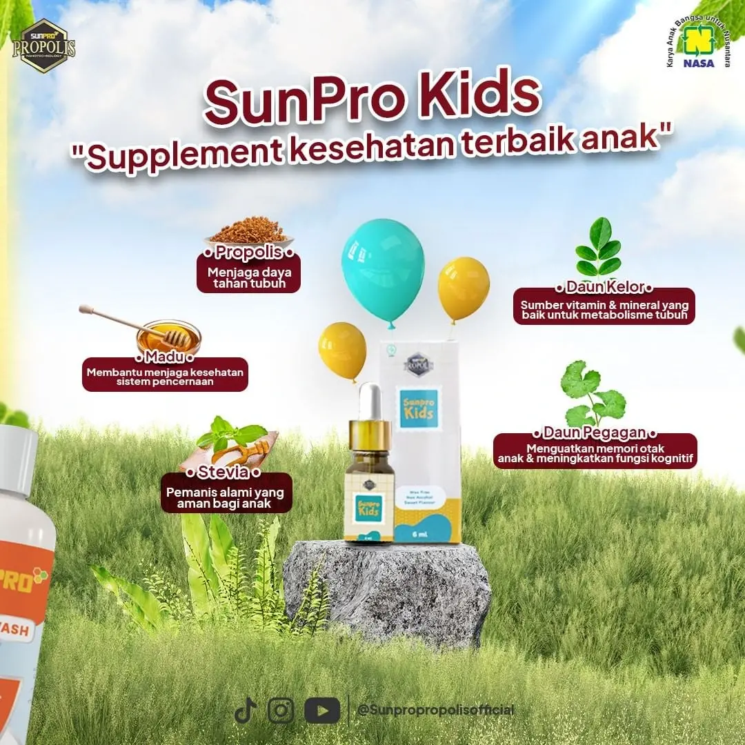 Manfaat Sunpro Kids Nasa