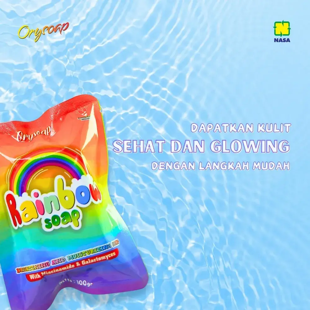 Orysoap Rainbow Soap Pemutih Badan