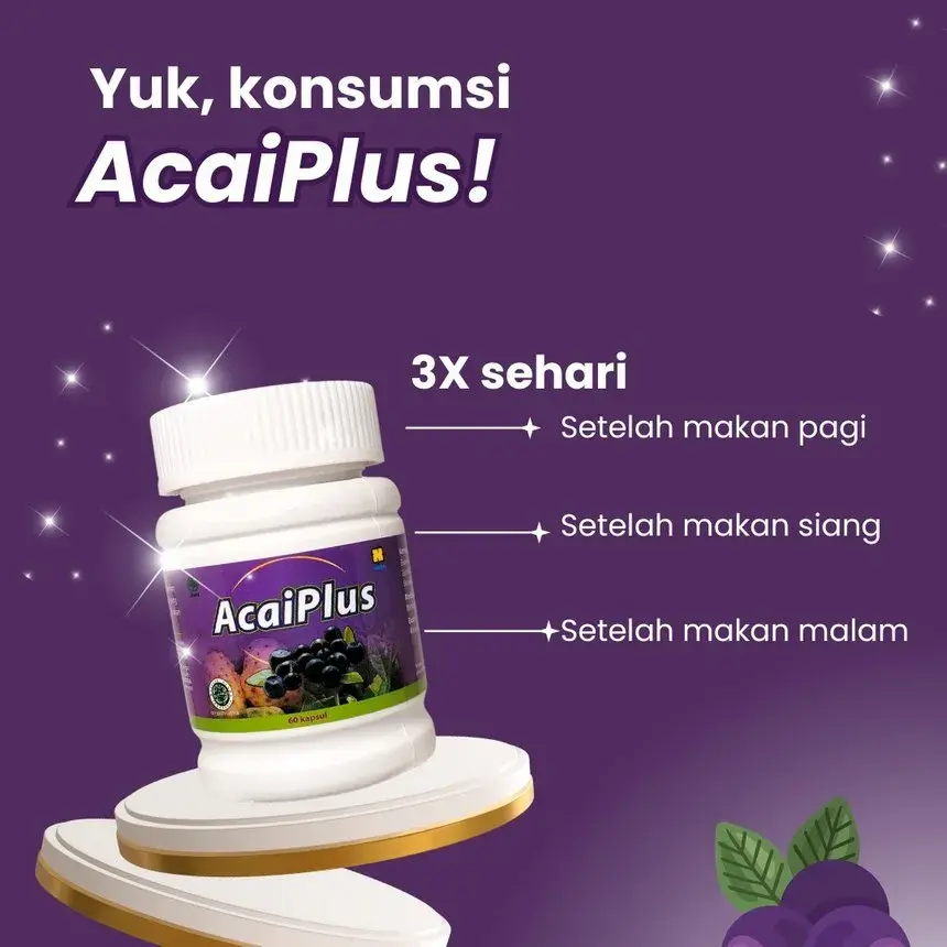 Cara Minum ACAI Plus Nasa