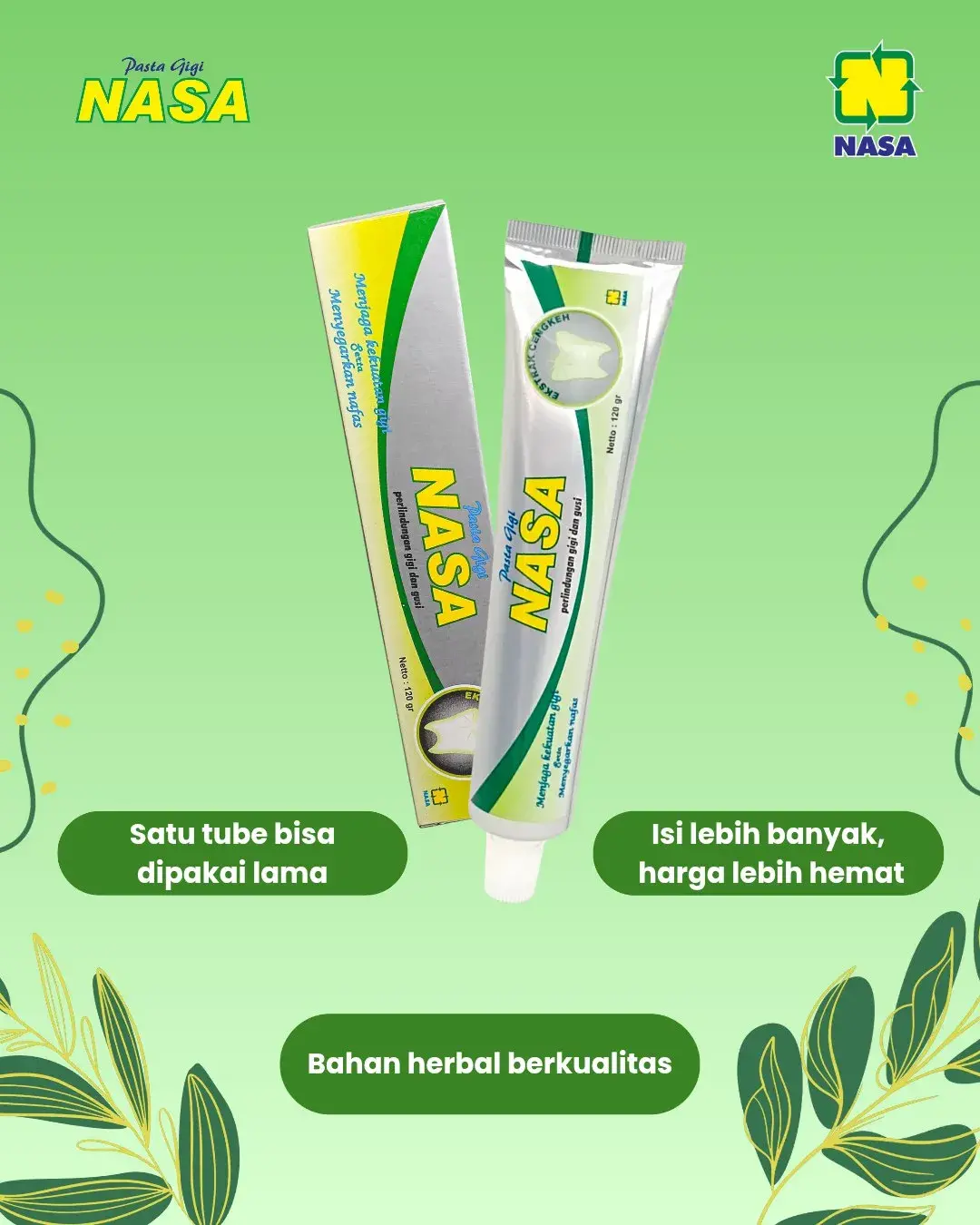 PGN Pasta Gigi Nasa Herbal